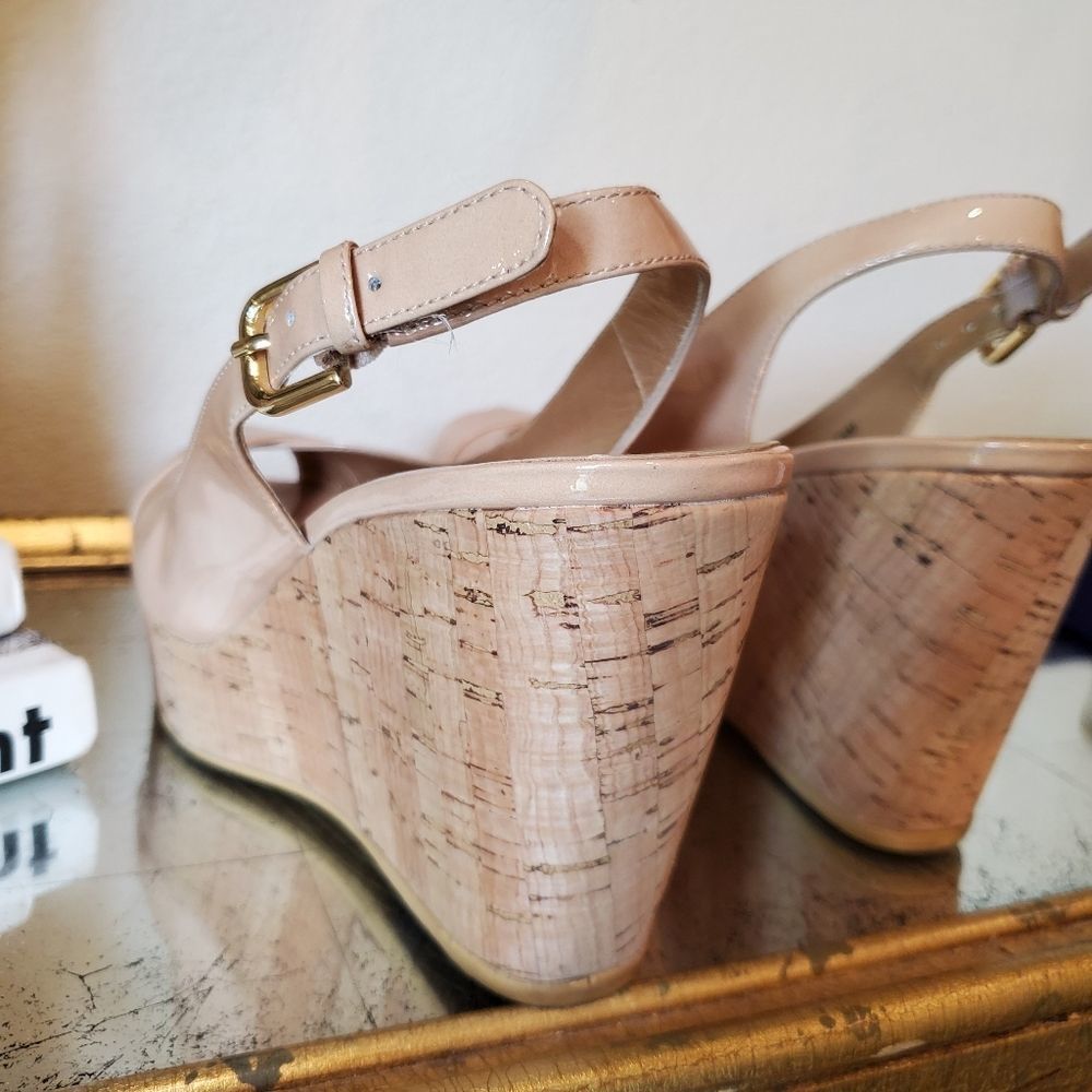 Stuwart Weitzman wedge nude patent - Picture 6 of 12